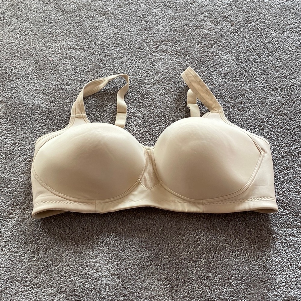 Vanity Fair Nude Full Coverage Bra SIZE 40DD Underwire Everyday T Shirt Bra
